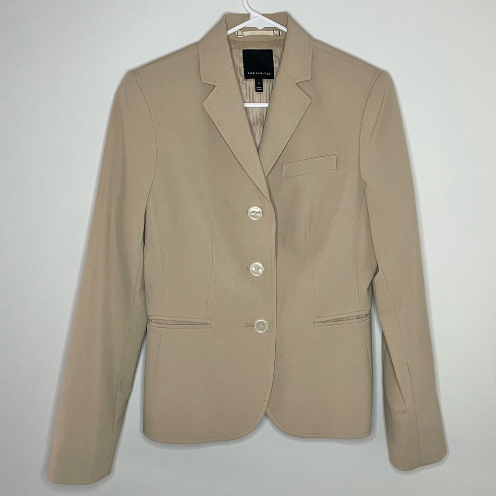 The Limited Tan Blazer Size 4
